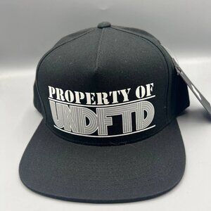 Property of Undefeated Hat Men Black‎ Snap Back Cap New